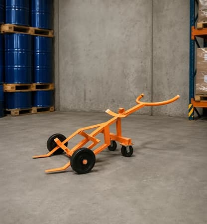 Four Wheeler Drum Trolley