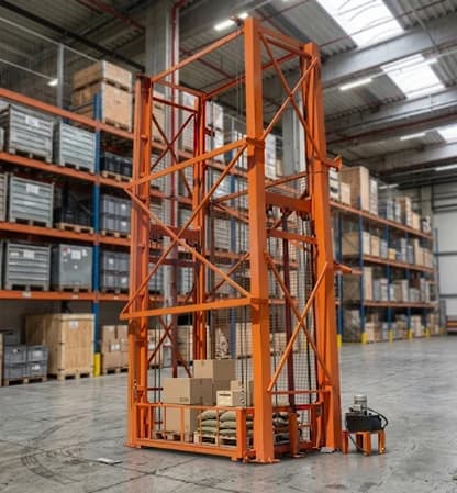 Hydraulic Double Mast Goods Lift