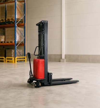 SEMI ELECTRIC STACKER BATTERY OPERATED