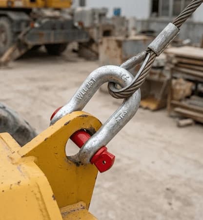 Alloy Steel D Shackle (Grade 80) Screw Pin Type Alloy Steel D Shackle (Grade 80) Screw Pin Type